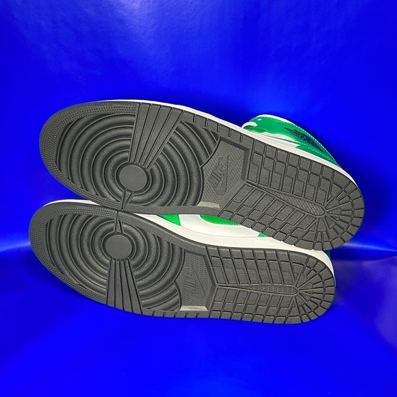🆕 Air Jordan 1 Mens Size 12 Lucky Green/White Casual Sneaker Fast Shipping - Picture 6 of 7